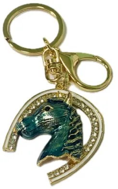 Брелок лошадь со стразами 17134